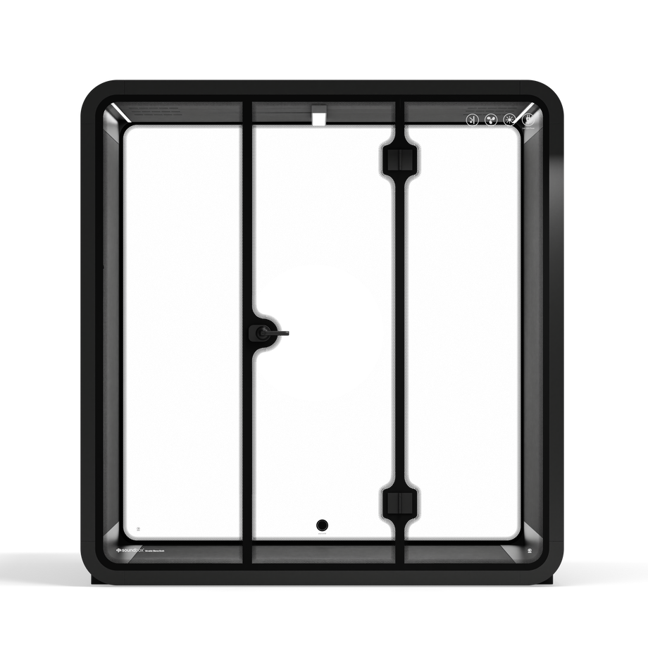 Møde stand Quell - 6 personBlack / Dark Grey / No Furniture