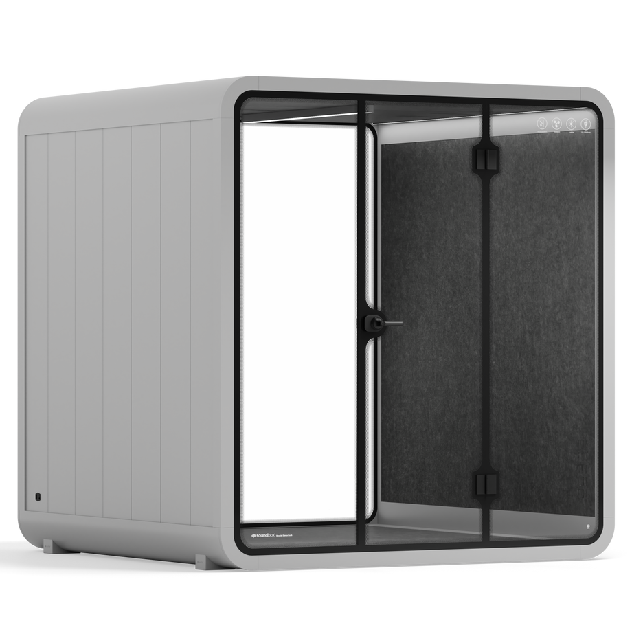 Møde stand Quell - 6 personLight Grey / Dark Grey / No Furniture