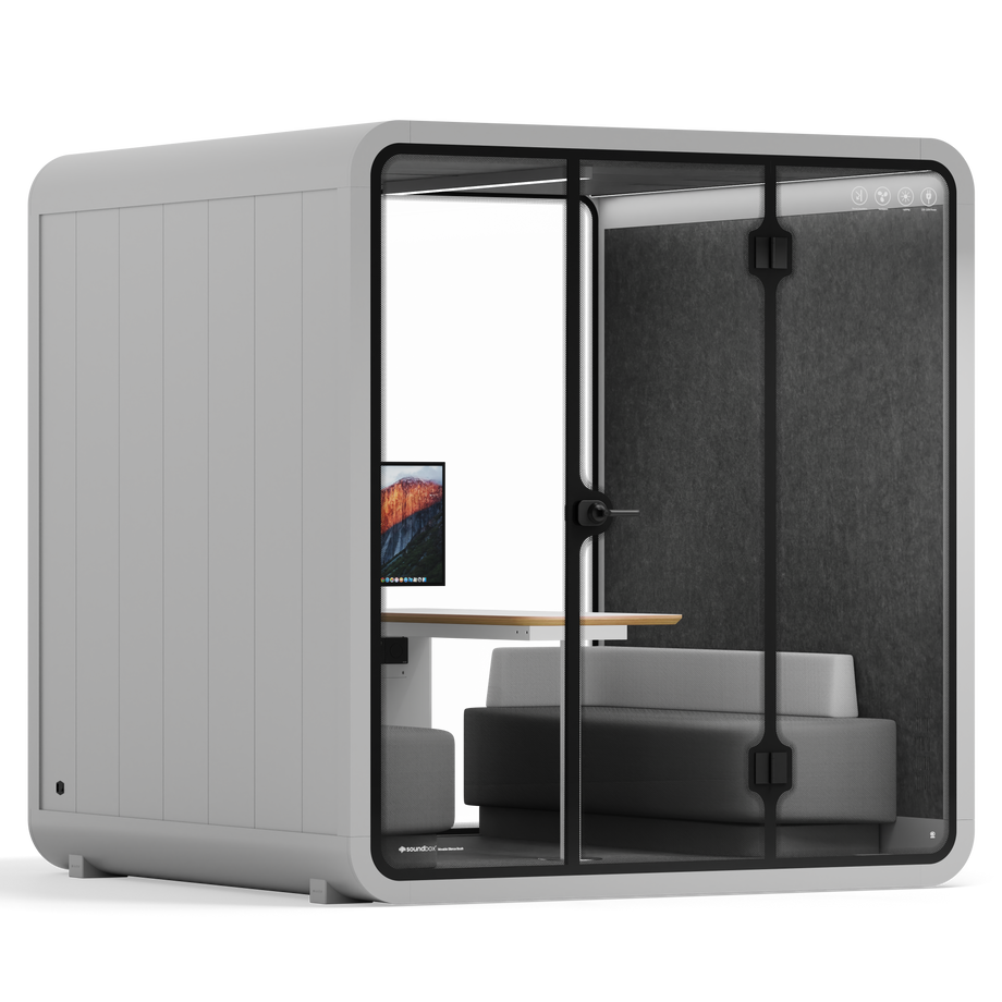 Møde stand Quell - 6 personLight Grey / Dark Grey / Furniture Set 1