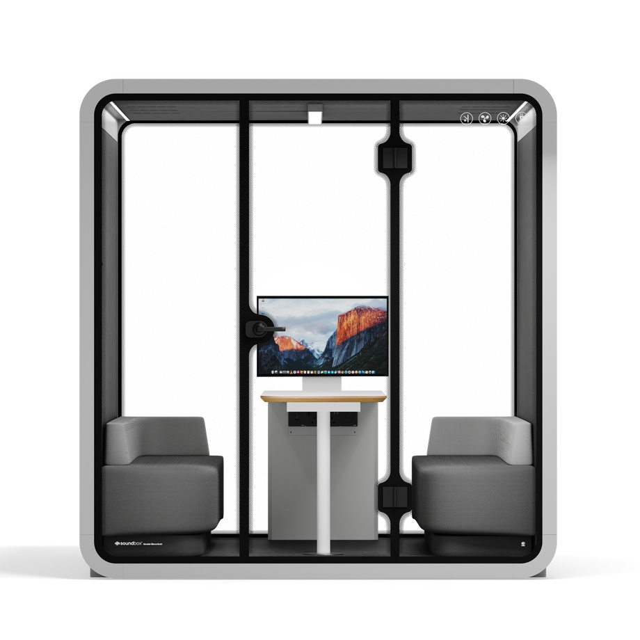 Møde stand Quell - 6 personLight Grey / Dark Grey / Furniture Set 1