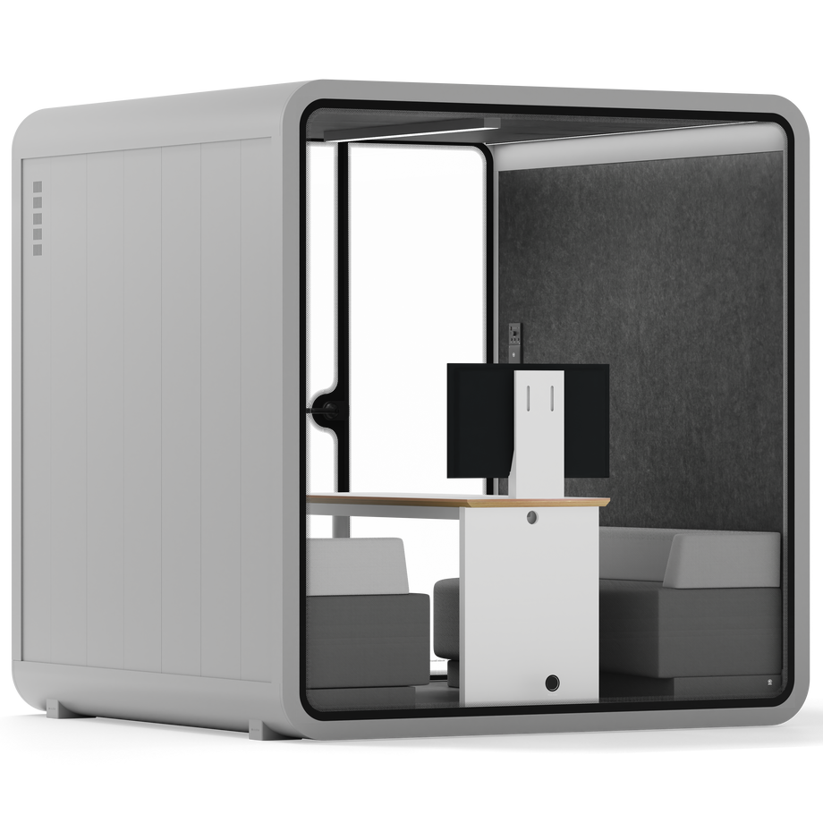 Møde stand Quell - 6 personLight Grey / Dark Grey / Furniture Set 1