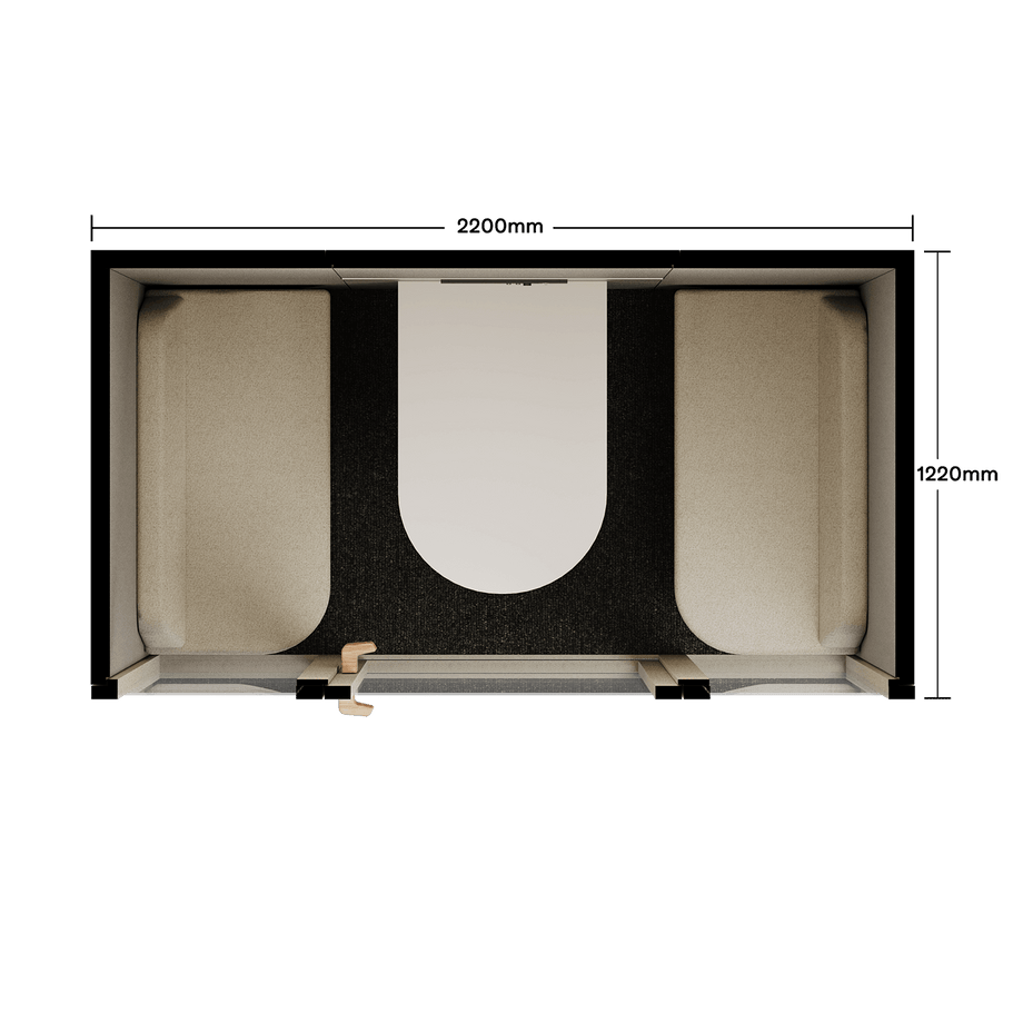 Folio Office Pod - 2-4 osobaFolio Beige / Furniture As Per Images