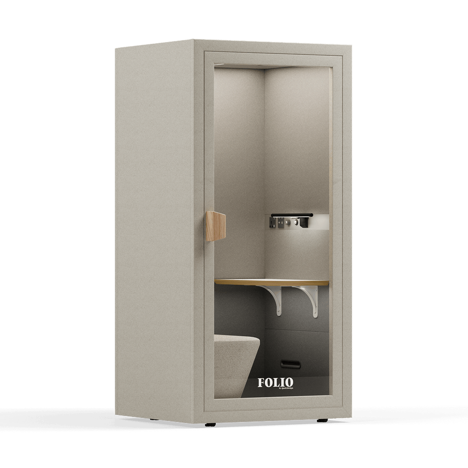 Office Phone Booth folioFolio Beige