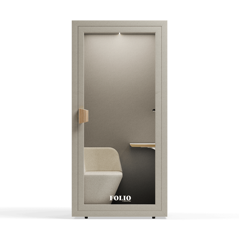 Office Phone Booth folioFolio Beige