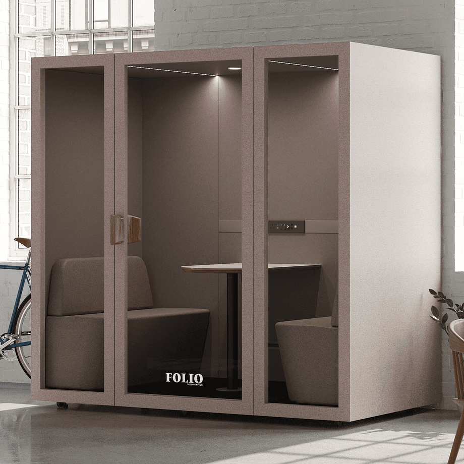 Folio Office Pod - 2-4 osobaFolio Blush / Furniture As Per Images