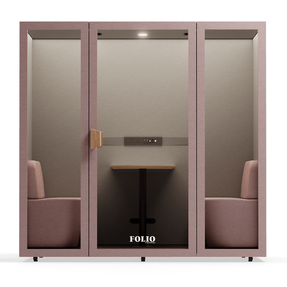 Folio Office Pod - 2-4 osobaFolio Blush / Furniture As Per Images