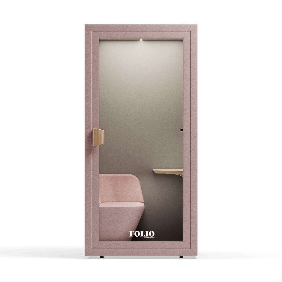 Office Phone Booth folioFolio Blush