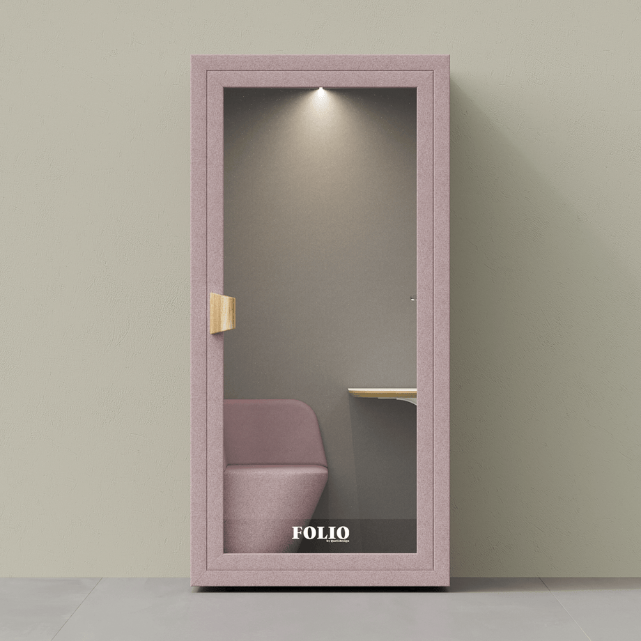 Office Phone Booth folioFolio Blush