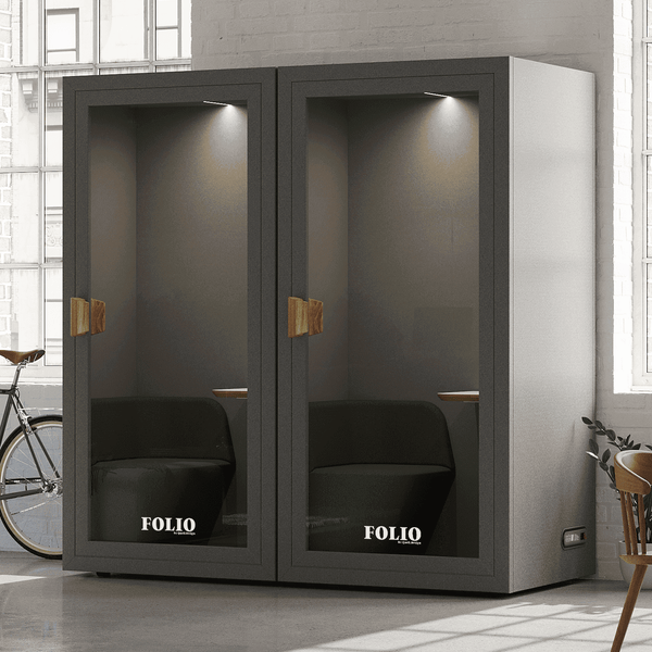 Office Phone Booth folioFolio Dark Grey