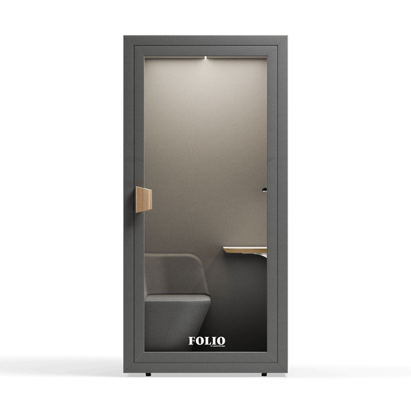 Office Phone Booth folioFolio Dark Grey