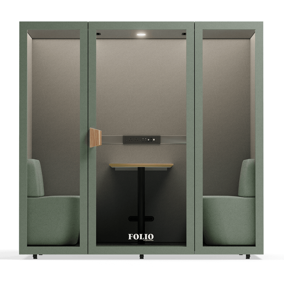 Folio Office Pod - 2-4 osobaFolio Dusty Teal / Furniture As Per Images