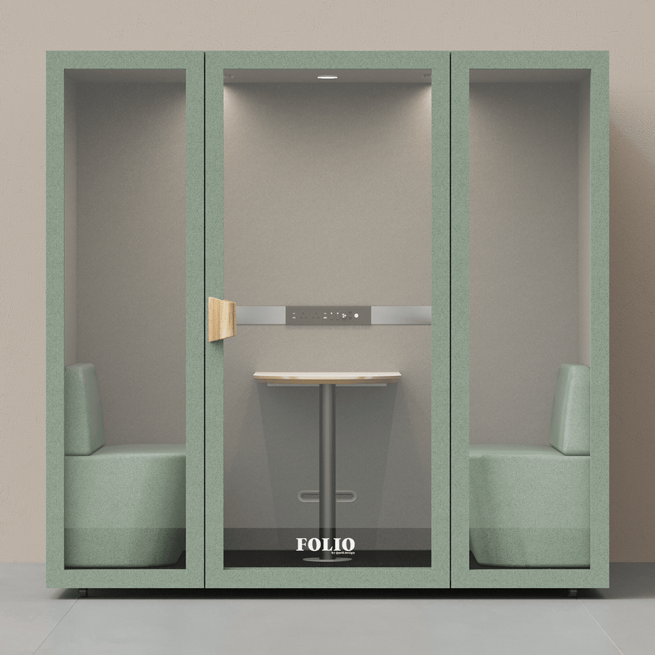 Folio Office Pod - 2-4 osobaFolio Dusty Teal / Furniture As Per Images