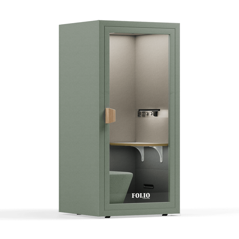 Office Phone Booth folioFolio Dusty Teal