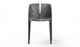 Emi Stackable Office Seating in black on a white background, featuring a PP and 25% fibreglass moulded frame; a modern, durable, and space-efficient stackable office chair designed for ergonomic workplace, training room, and collaborative seating.