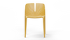 Emi Stackable Office Seating in ginger on a white background, featuring a PP and 25% fibreglass moulded frame; a modern, durable, and space-efficient stackable office chair designed for ergonomic workplace, training room, and collaborative seating.