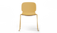Aarhus Bistro Glide Stackable Chair by Quell Design – sculptural modern chair in ginger moulded polypropylene shell and sleek electrostatic powder-coated steel frame. The ergonomic, contoured seat offers comfort while its stackable design makes it perfect for dynamic office, café or communal spaces.