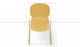 Aarhus Bistro Glide Stackable Chair by Quell Design – sculptural modern chair in ginger moulded polypropylene shell and sleek electrostatic powder-coated steel frame. The ergonomic, contoured seat offers comfort while its stackable design makes it perfect for dynamic office, café or communal spaces.