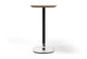 Omni C-Shaped Side Table for modern offices and lounge spaces, featuring a space-saving design with a durable white laminate tabletop on marine plywood and a matte black powder-coated metal frame. Ideal as a laptop side table, sofa table or compact workspace surface, it slides easily alongside seating to provide flexible, everyday functionality in contemporary work and breakout environments. 