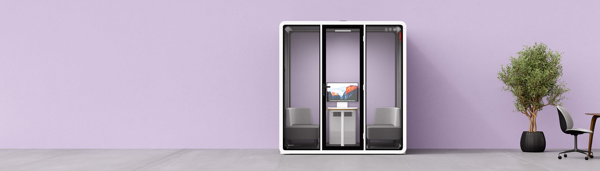 Quell - Coworker - 4 Person Meeting Booth