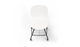 Aarhus Eiffel Chair V2 by Quell Design — a task/education chair in classic white with a contoured moulded polypropylene seat, smooth-rolling four-wheel base and metal mesh storage under the seat. Designed for classrooms or offices, it offers ergonomic support, mobility and organised practicality for learning and working environments.