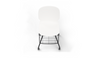 Aarhus Eiffel Chair V2 by Quell Design — a task/education chair in classic white with a contoured moulded polypropylene seat, smooth-rolling four-wheel base and metal mesh storage under the seat. Designed for classrooms or offices, it offers ergonomic support, mobility and organised practicality for learning and working environments.